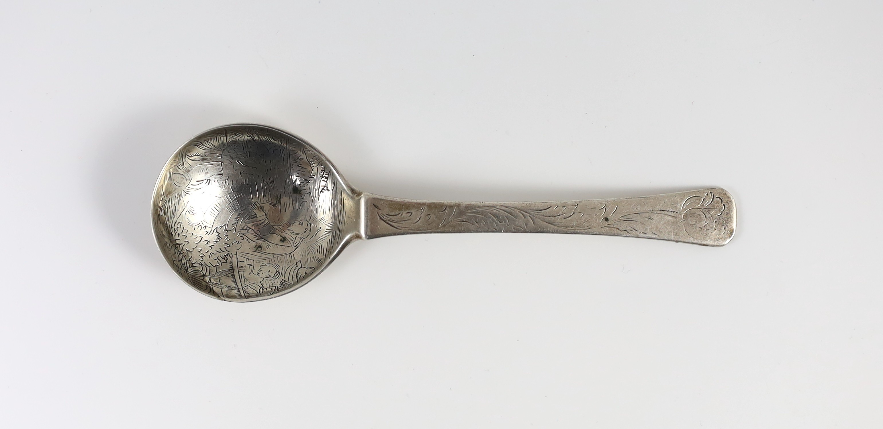 A late 17th century Danish silver spoon